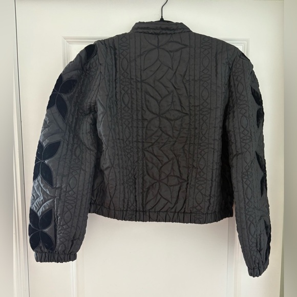 Free People Quinn Quilted Jacket – Black – Size Small – Brand New With Tag - Picture 14 of 16